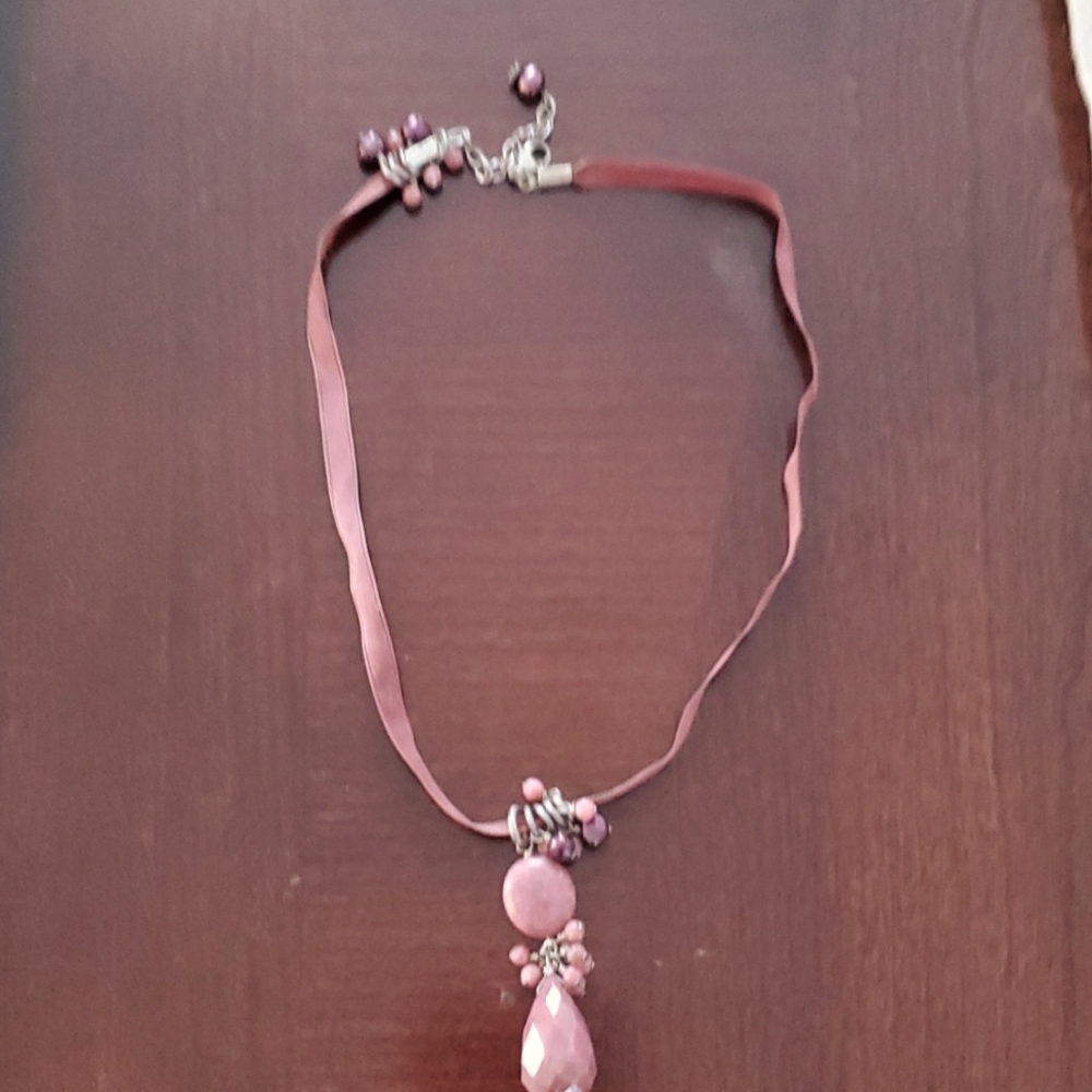 01  brown necklace